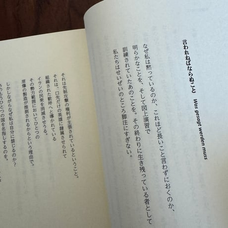 ギュンター・グラス「言われねばならぬこと」　ホロコーストと核兵器