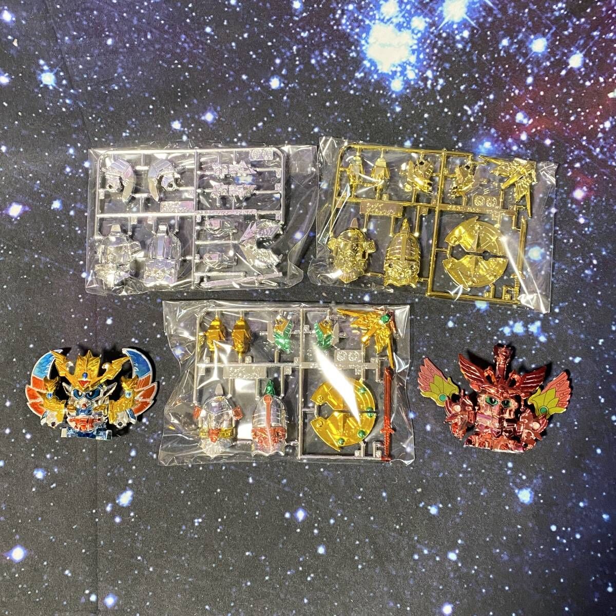 SDガンダム 頑駄無大将軍コレクション フルカラーメッキ2体 BOX