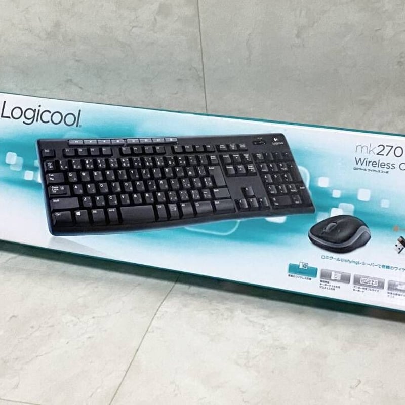 新品]ロジクール ワイヤレスマウス キーボード セット MK270