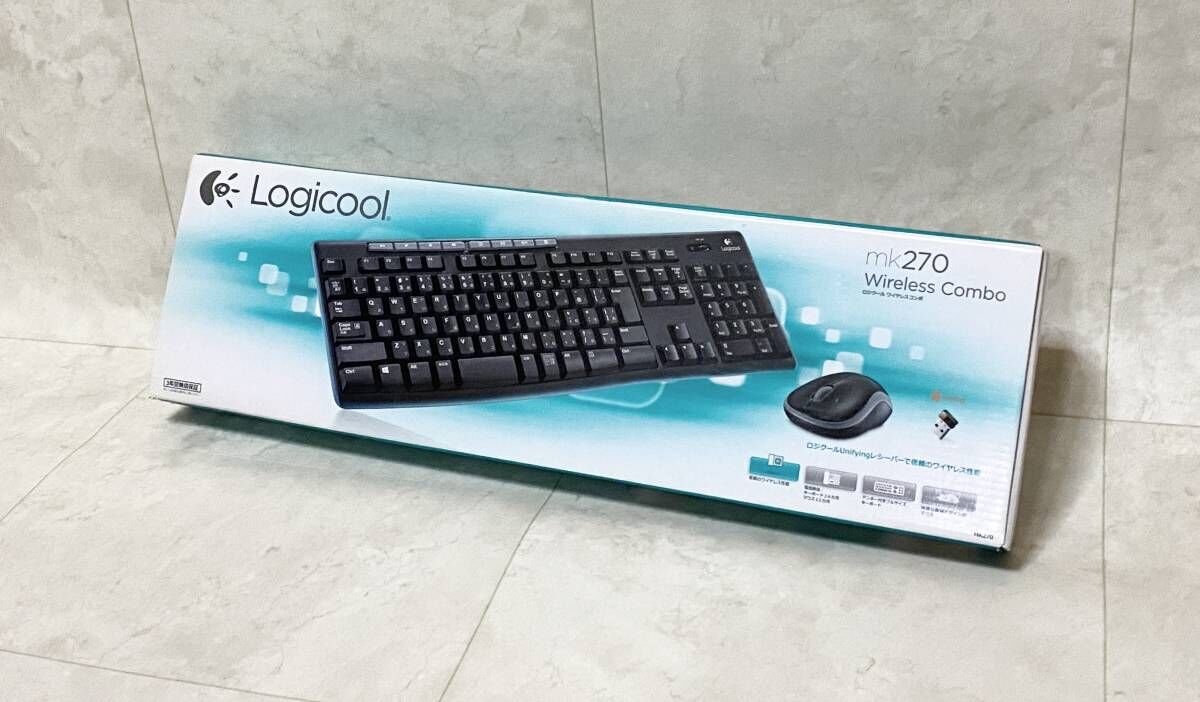 新品]ロジクール ワイヤレスマウス キーボード セット MK270