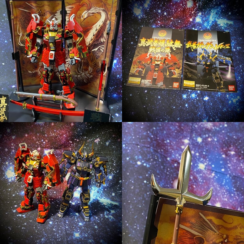 GUNPLA]MG 1/100 真武者頑駄無 戦国の陣、武者ガンダムMk-II