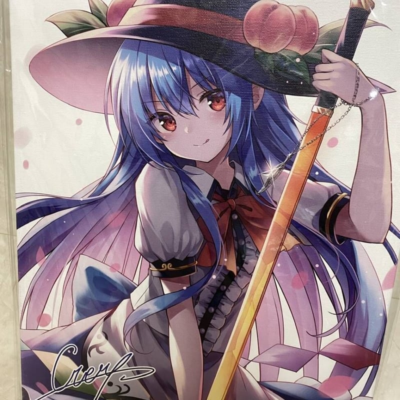 東方Project 比那名居天子 ポスタータペストリー Amazon.co.jp: タペストリー 東方シリーズ 比那名居天子 装飾布