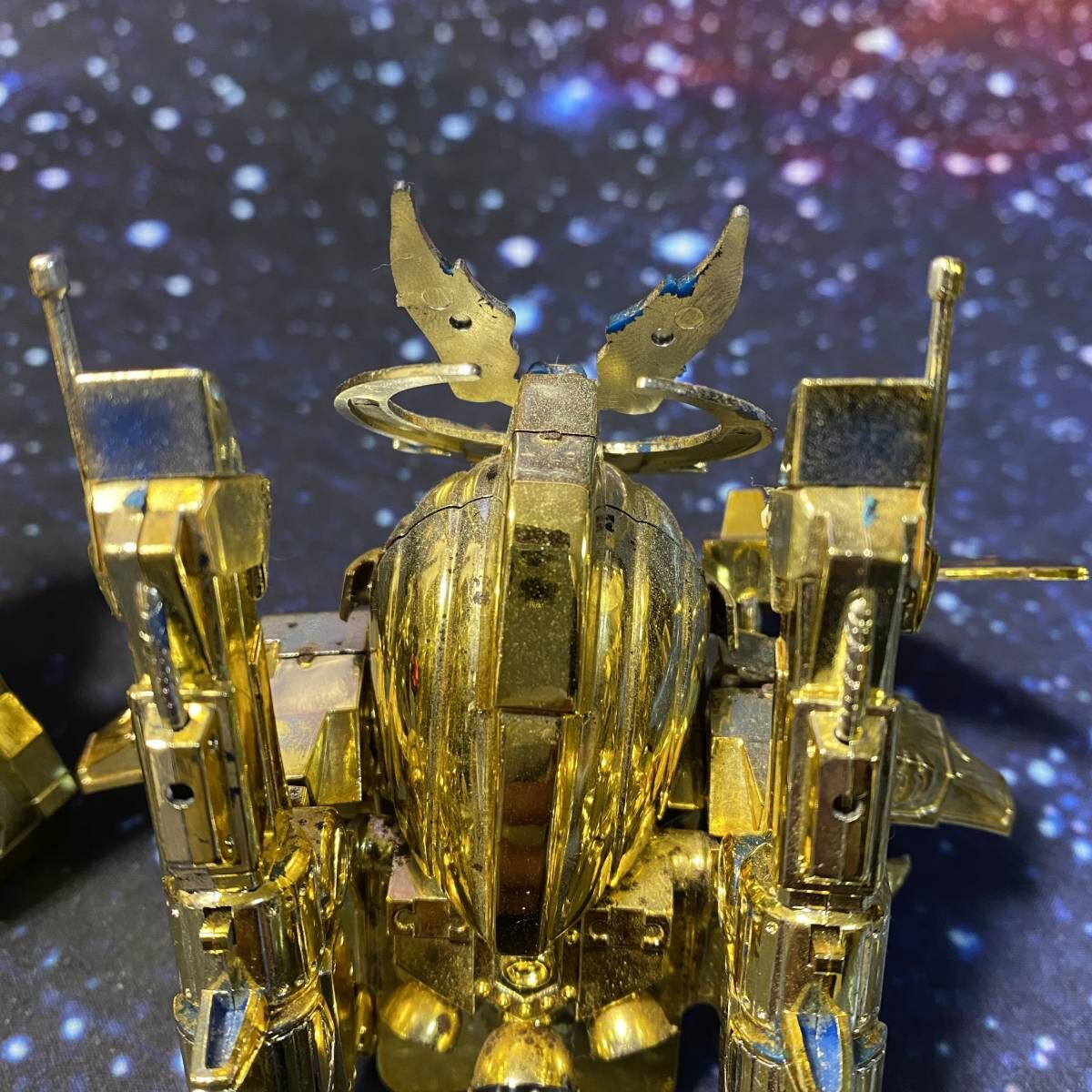 BB戦士 限定版 黄金の英雄 頑駄無大将軍、ガンダムF90 [ゴールドメッキ