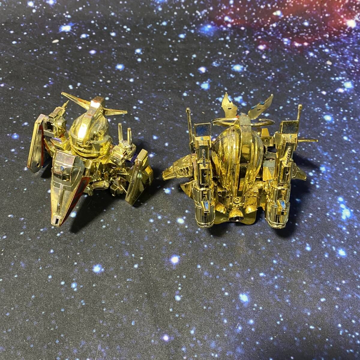 BB戦士 限定版 黄金の英雄 頑駄無大将軍、ガンダムF90 [ゴールドメッキ
