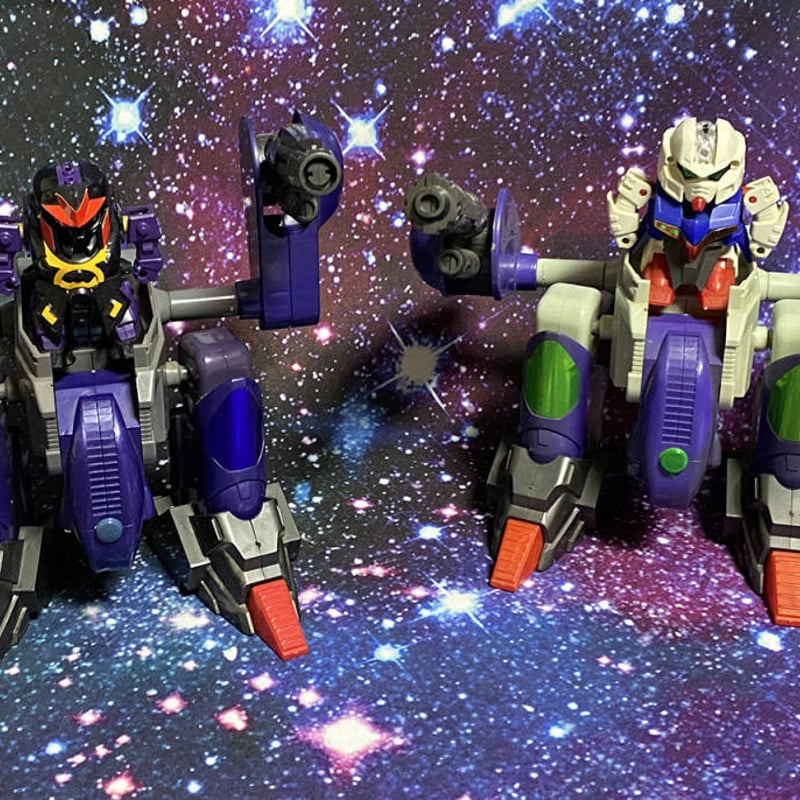 ガンプラ]元祖SDガンダム 巨大邪悪神エビルエンペラー、フォート