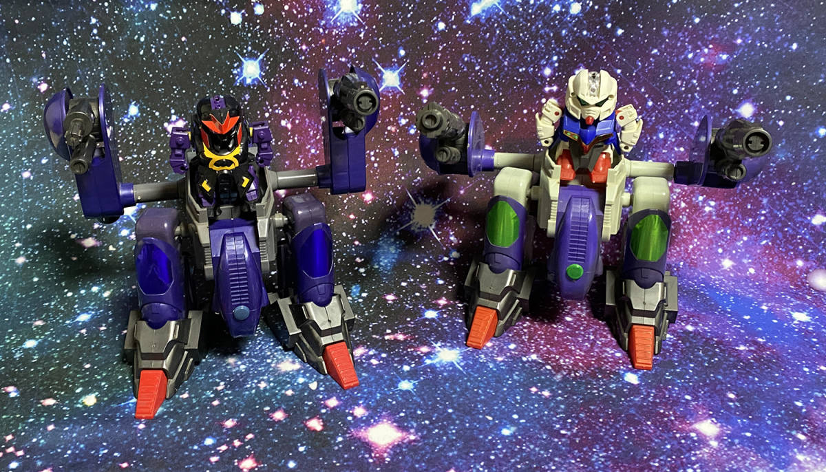 ガンプラ]元祖SDガンダム 巨大邪悪神エビルエンペラー、フォートレス