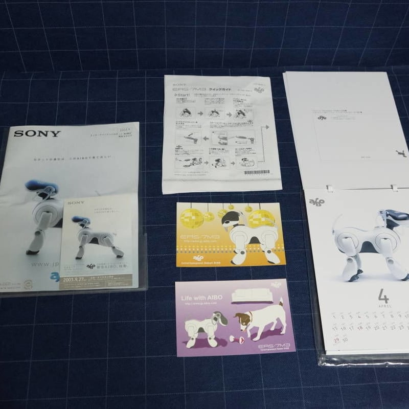 バッテリー交換済み]SONY アイボ AIBO ERS-7 パールホワイト マインド2