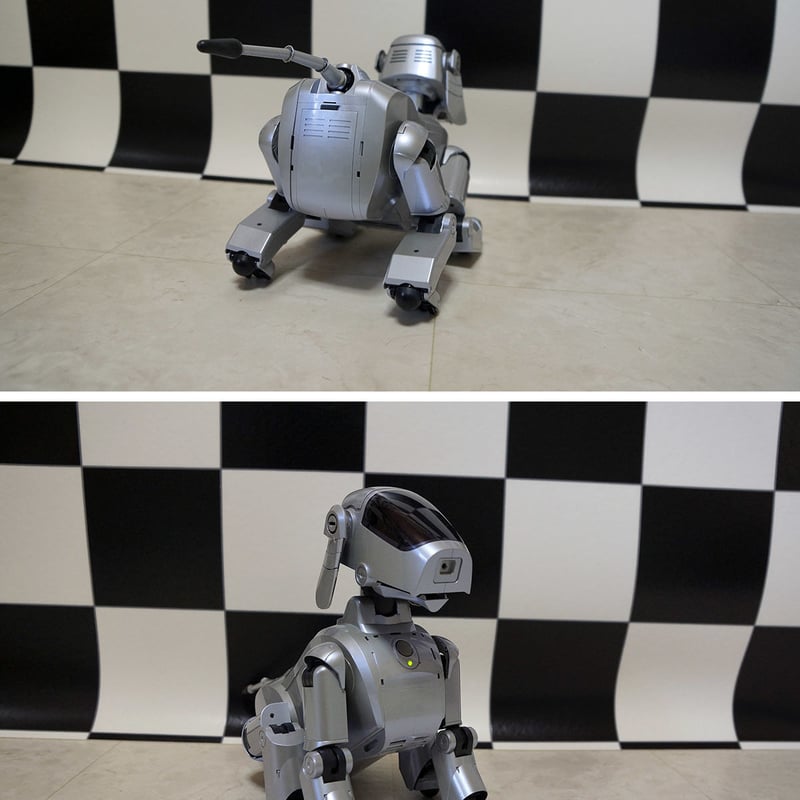 ソニーアイボ SONY AIBO ERS-111 グレイシルバー 美品!!リセル ソニーアイボ SONY AIBO ERS-111 グレイシルバー 美品!!リセル
