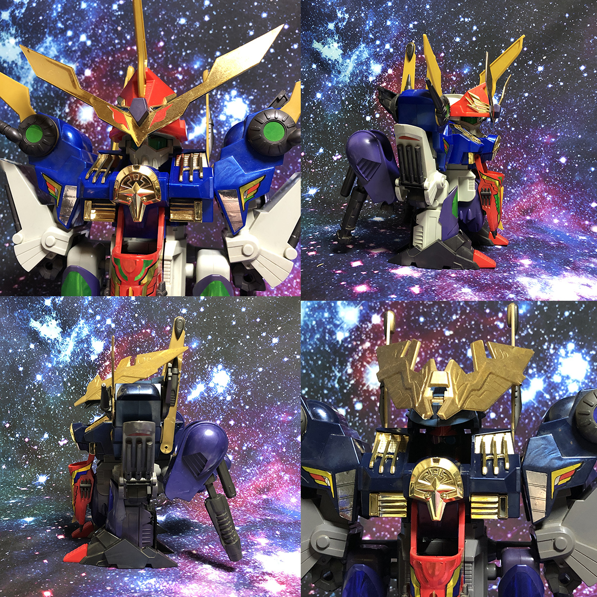 ガンプラ]元祖SDガンダム 巨大邪悪神エビルエンペラー、フォートレス