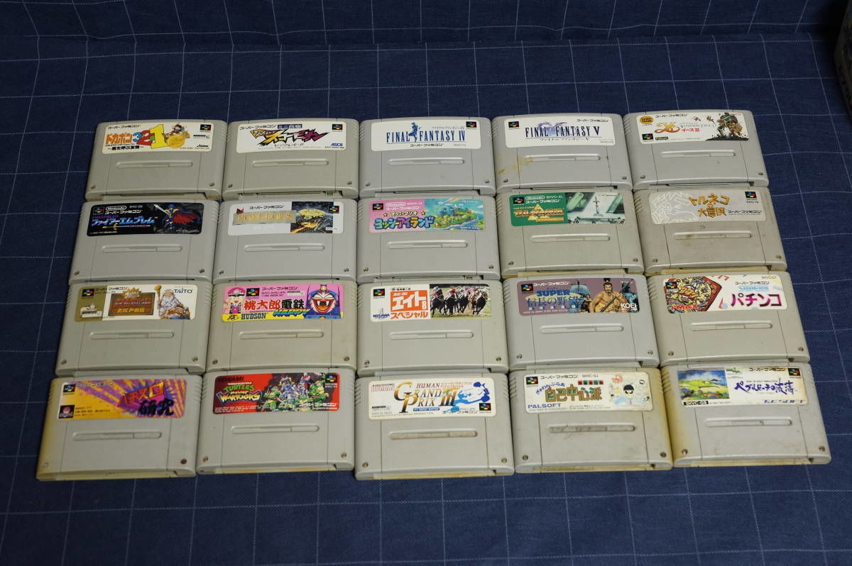 任天堂 スーパーファミコンソフト 64本 レトロゲーム スーファミ