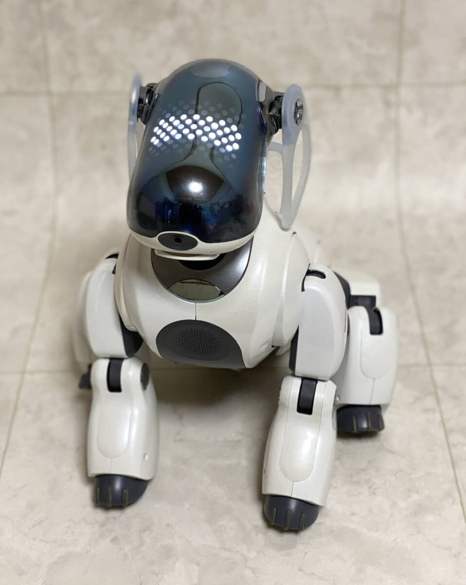 ソニー アイボ]SONY AIBO ERS-7 パールホワイト マインド2と3 SP3+バッ