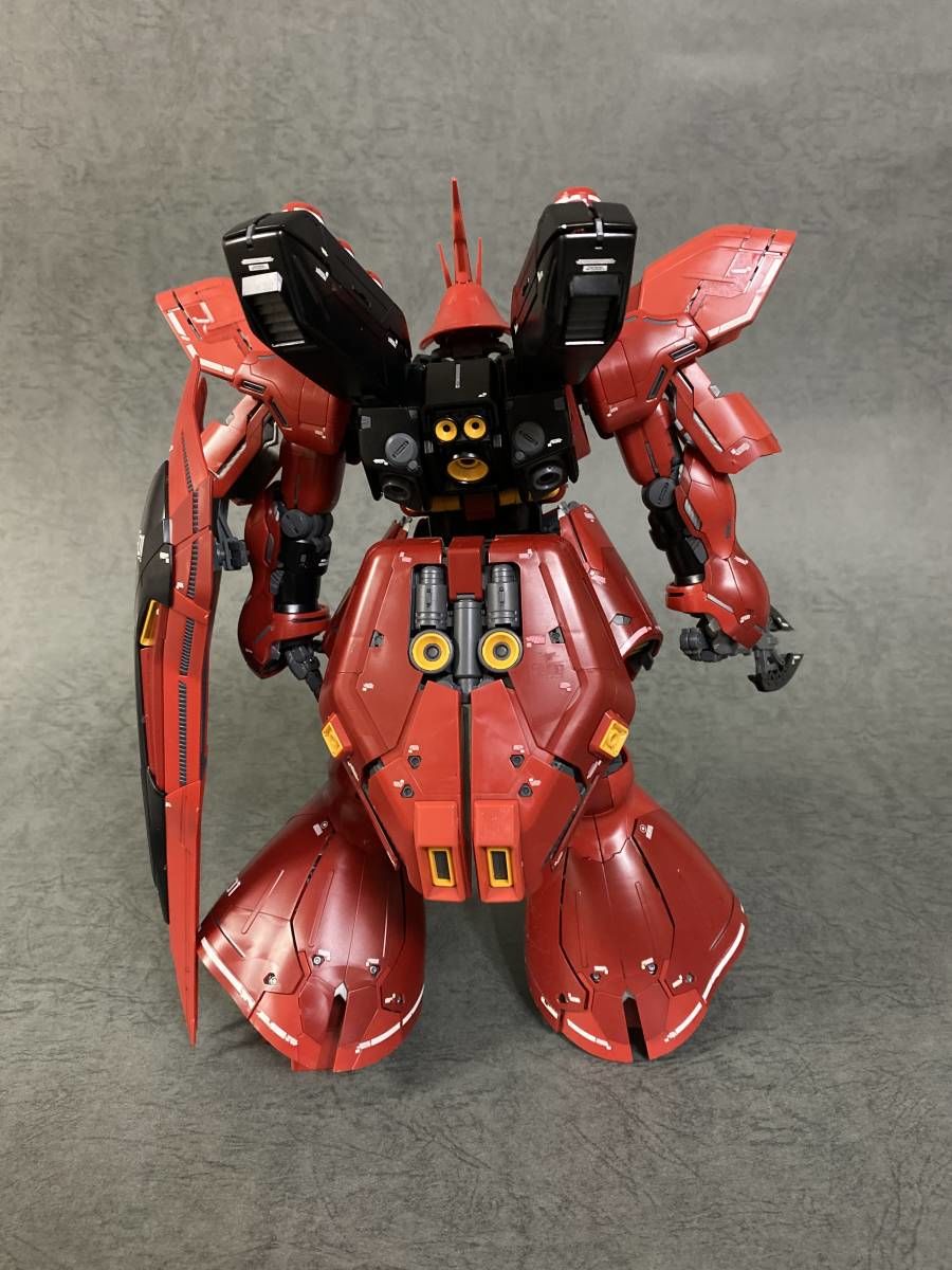 ジャンク]MG 1/100 サザビーVer.Ka 素組み、デカール貼り、パーツ欠品