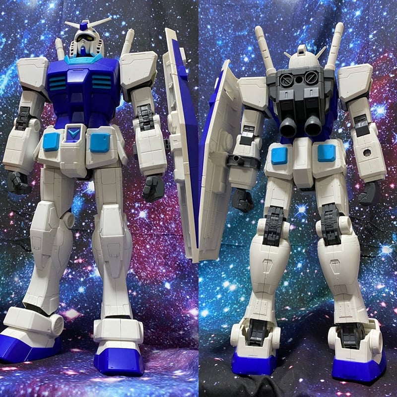 素組み完成品 メガサイズモデル RX78-2 ガンダム 3体セット 素組み完成品 メガサイズモデル RX78-2 ガンダム 3体セット