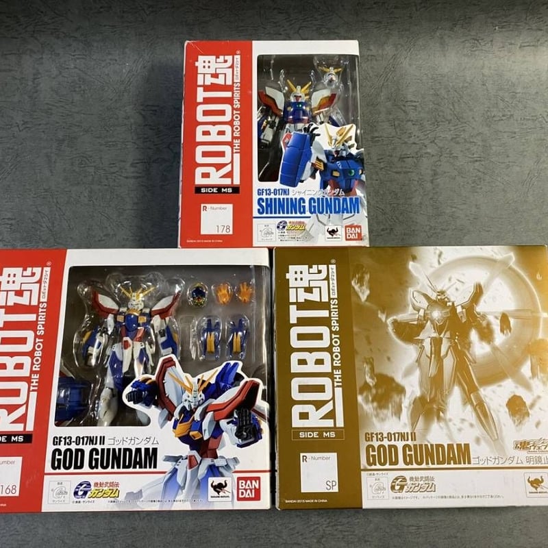 ROBOT魂 Gガンダムシリーズ7体(ゴッドガンダム明鏡止水Ver.マスター