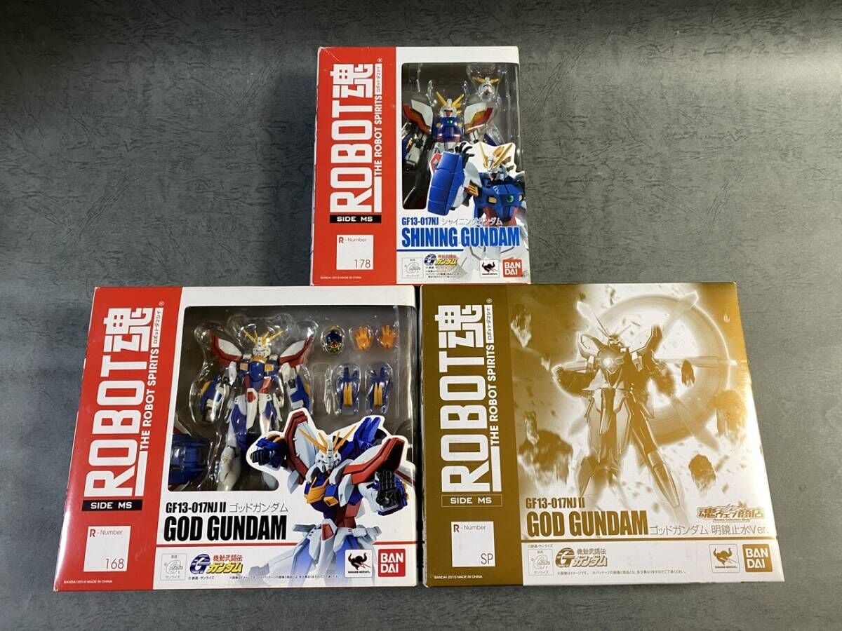 ROBOT魂 Gガンダムシリーズ7体(ゴッドガンダム明鏡止水Ver.マスター