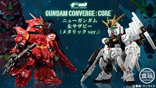 【新品未開封】ガンダムコンバージ：コア　νガンダム&サザビー\"メタリックver\" FW GUNDAM CONVERGE：CORE ニューガンダム＆サザビー