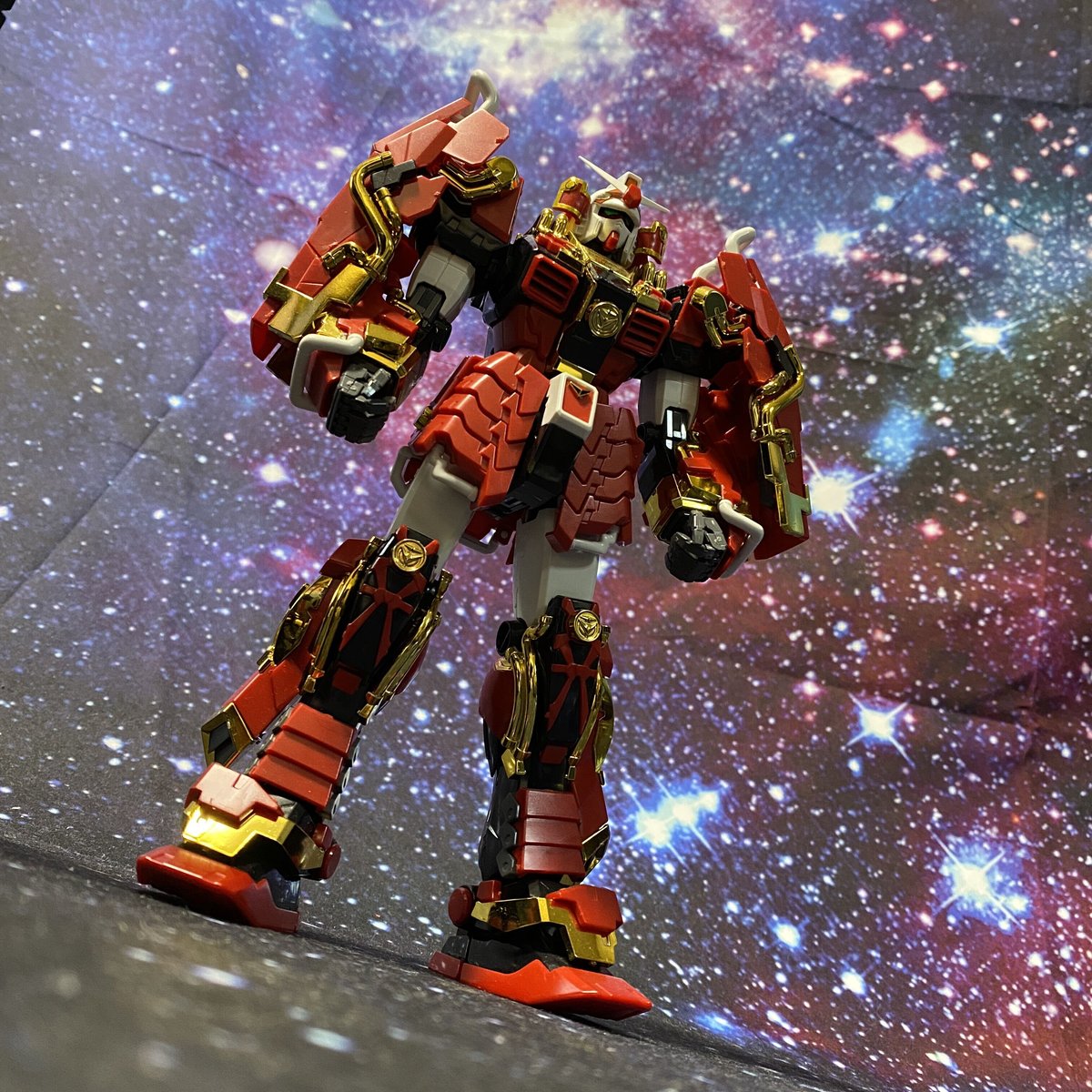 GUNPLA]MG 1/100 真武者頑駄無 戦国の陣、武者ガンダムMk-II