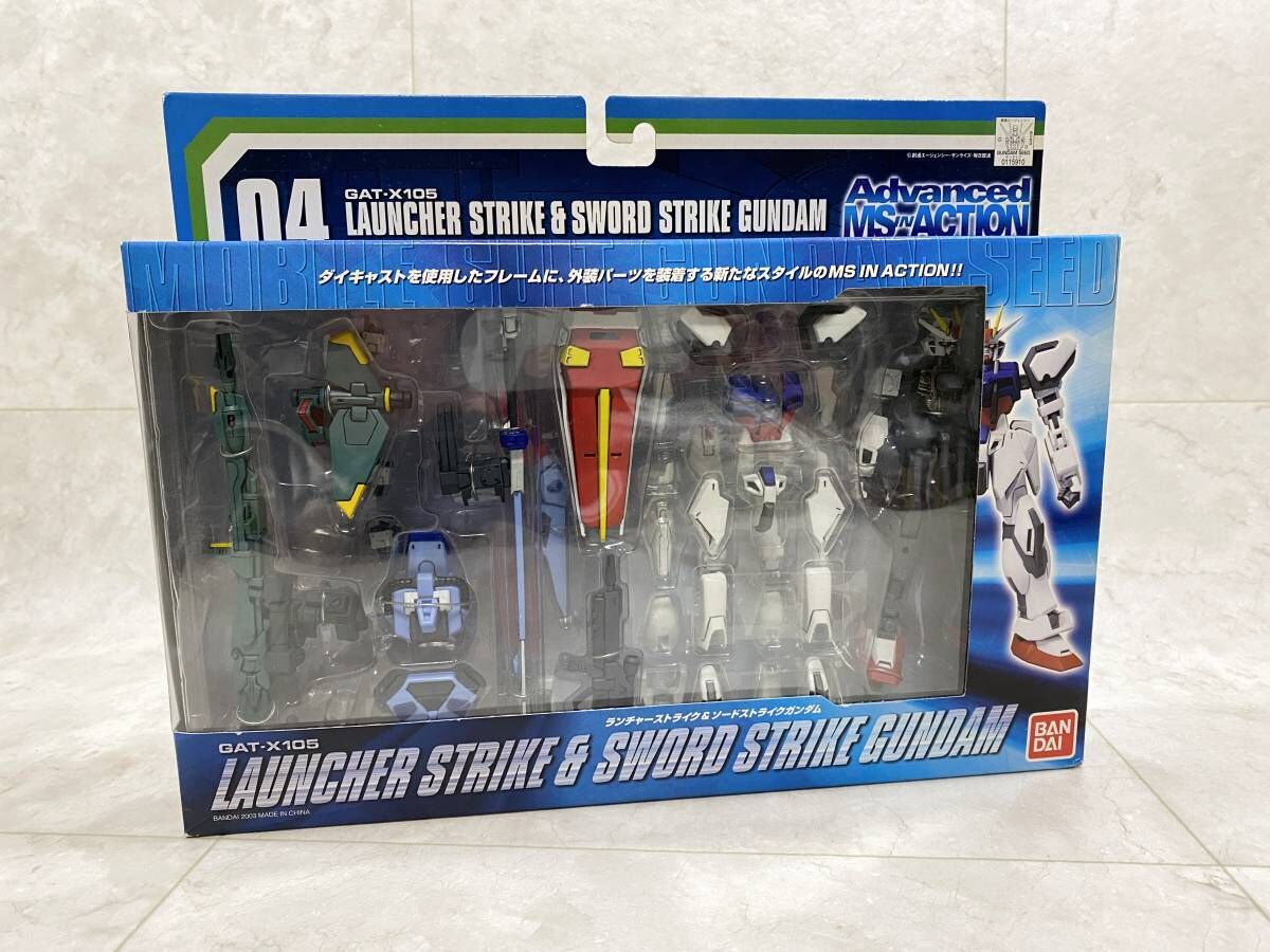 ADVANCED MS IN ACTION ランチャーストライク/ソードストライクG cm3dmju ADVANCED MS in ACTION ストライクガンダム3体セット | HYPER MO