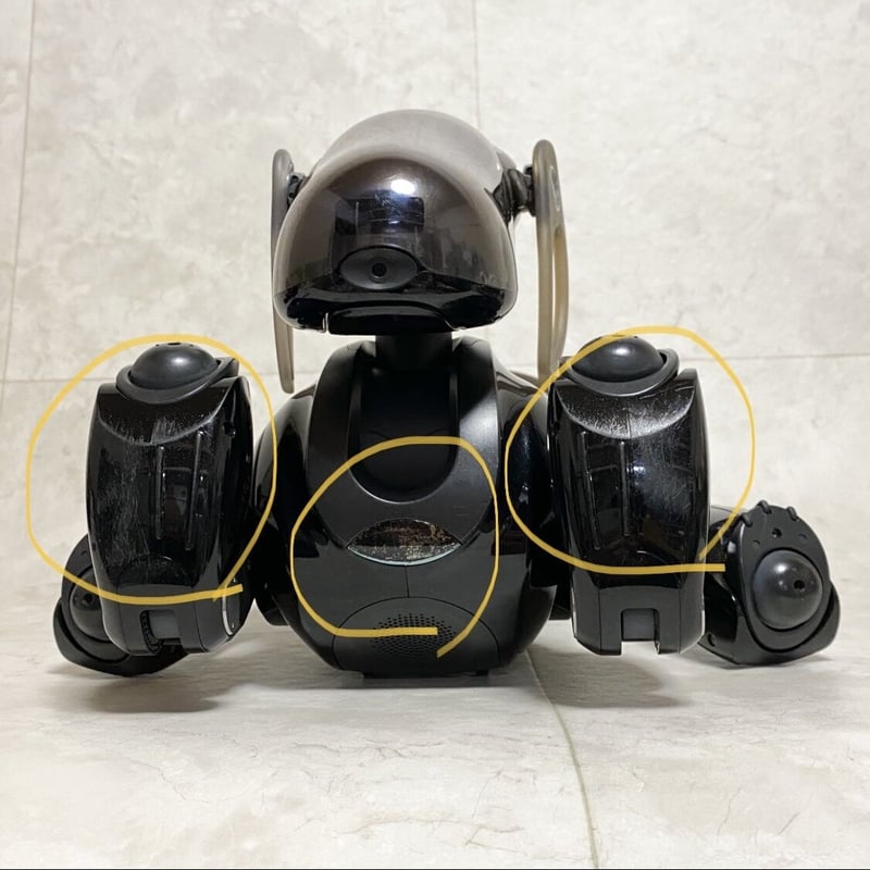 ソニーアイボ]SONY AIBO ERS-7 パールブラック マインド2と3