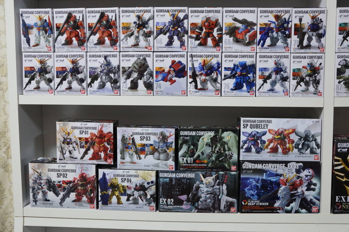 ガンダムコンバージ　セミ引退　未開封品 約90体弱 まとめ ガンダムコンバージ セミ引退 未開封品 約90体弱 まとめ backend