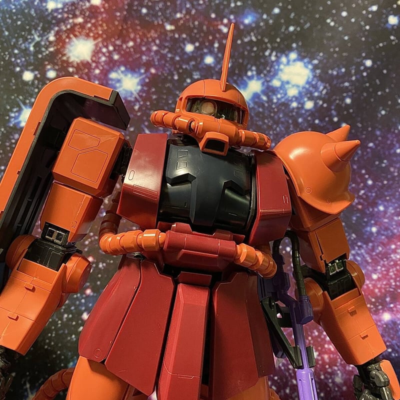 GUNPLA]1/60 PG 量産型ザク シャア専用ザク[パーフェクト