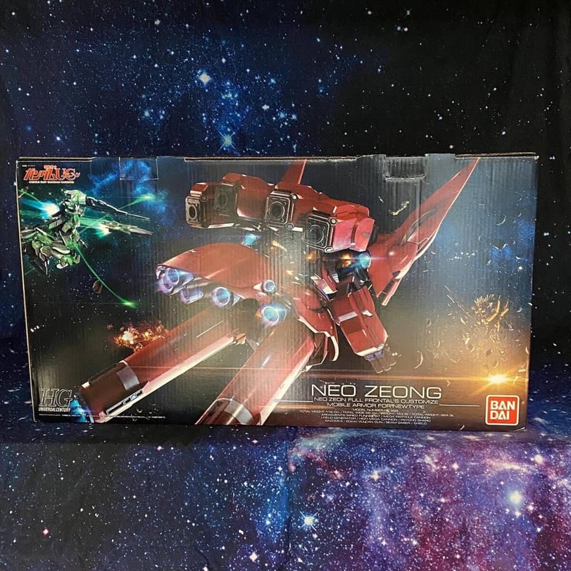HG NEO ZEONG ガンプラ　ネオジオング Total height approx. 86cm! + Effects add to the impact!) HGUC Neo