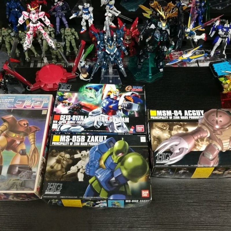 ガンプラ福袋14点セット MG 百式 ケンプファー ベースジャバー