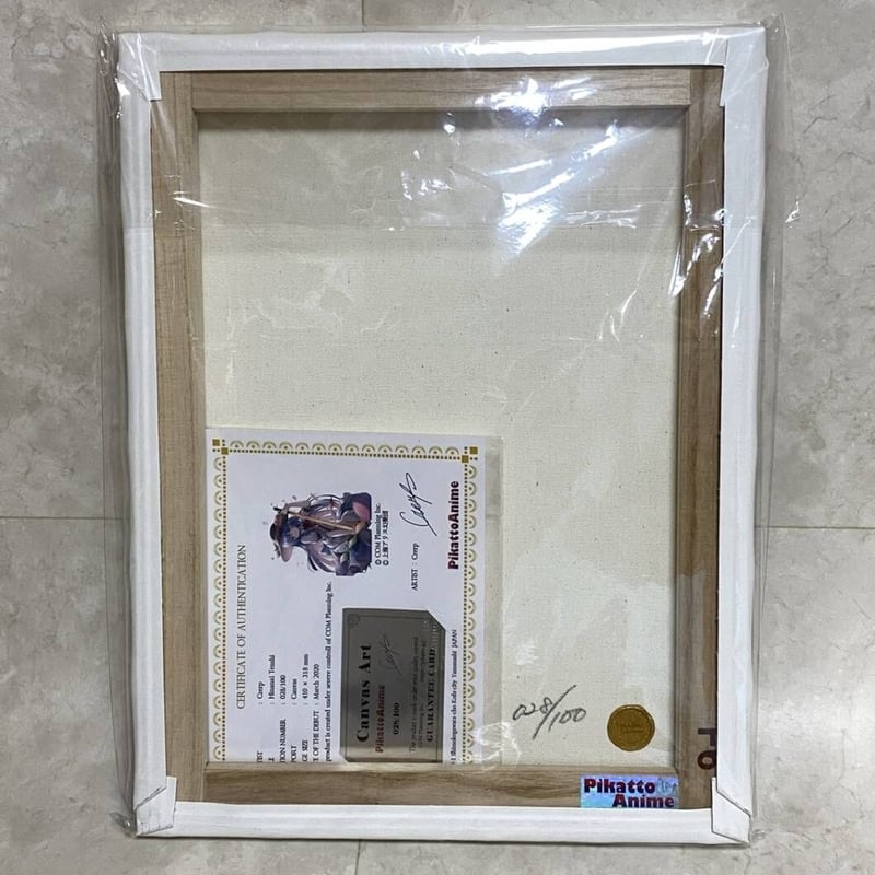 東方Project くれ～ぷ先生「比那名居天子」A3帆布地キャンバスアート