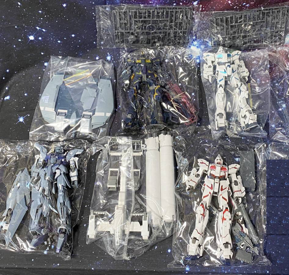 ガンプラ ジャンク品 ユニコーンガンダム デルタプラス シナンジュ 5点セット original