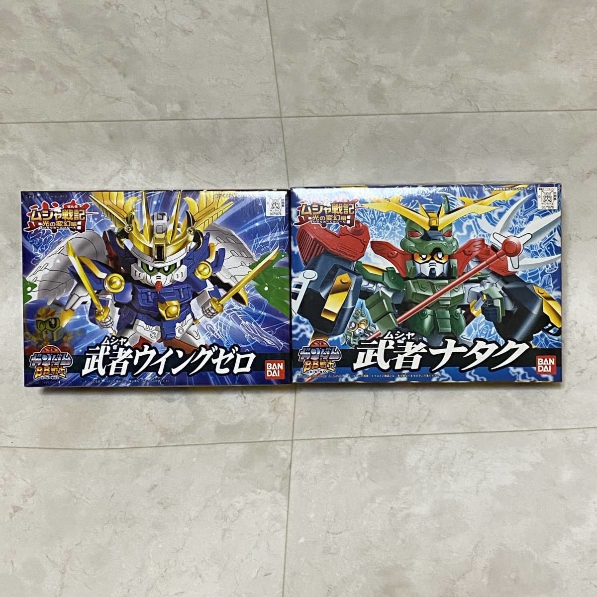 未組立]SDガンダム BB戦士192 武者ウイングゼロ 194 武者ナタク(ムシャ