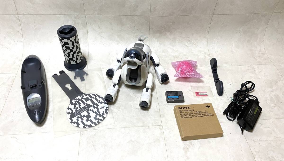 SONY アイボ AIBO ERS-7 パールホワイト マインド2と3 SP3とカスタム