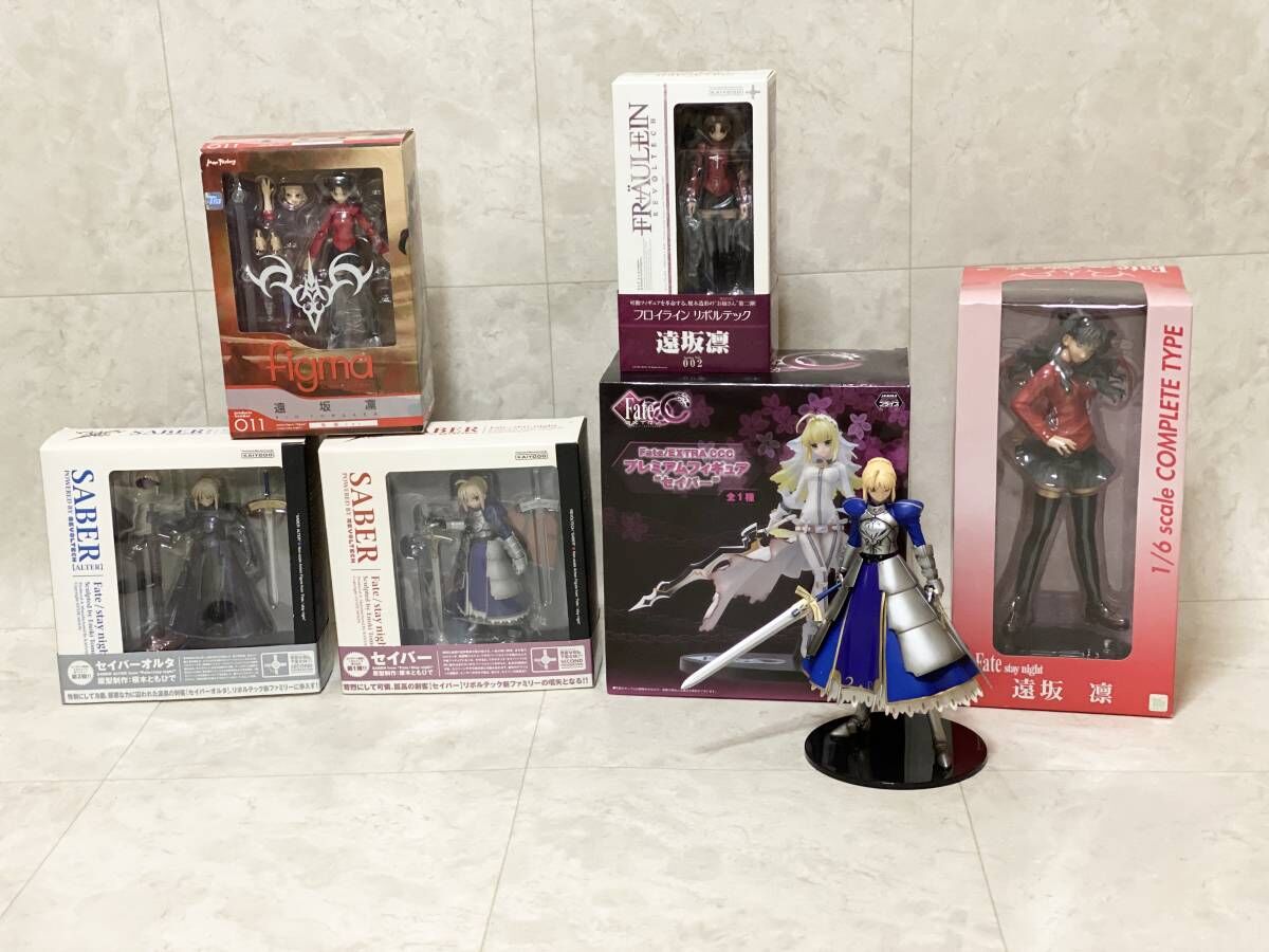 Fate/stay night セイバー 遠坂凛フィギュア19体セット(黒セイバー も