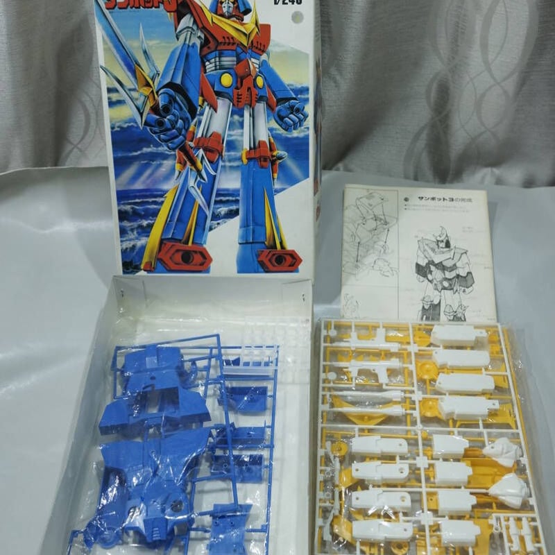 昭和レトロプラモデル バンダイ グレートマジンガー アオシマ 無敵超人