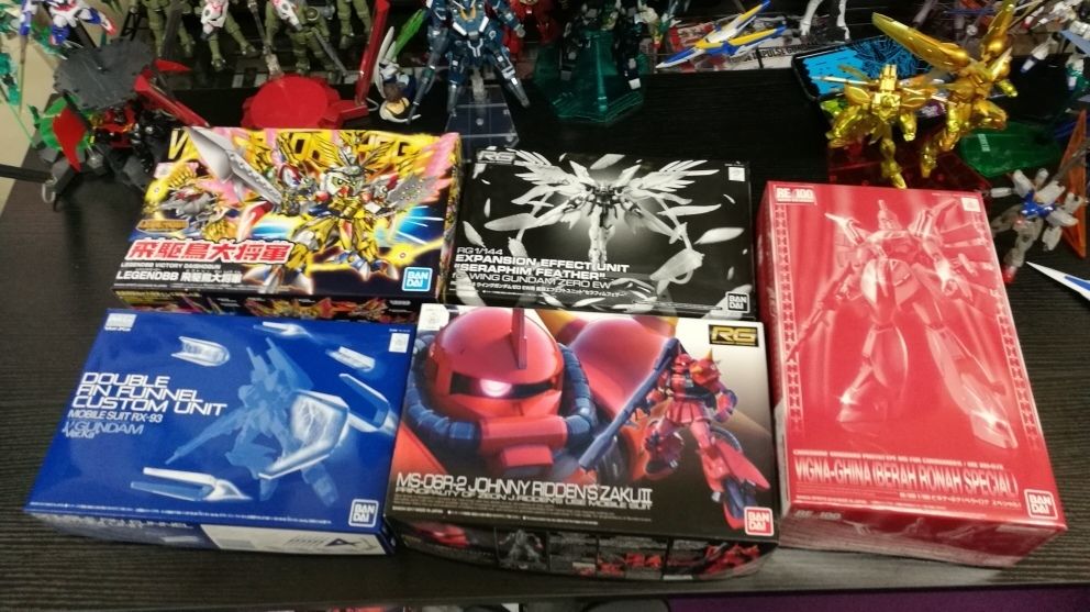 ガンプラ福袋14点セット MG 百式 ケンプファー ベースジャバー