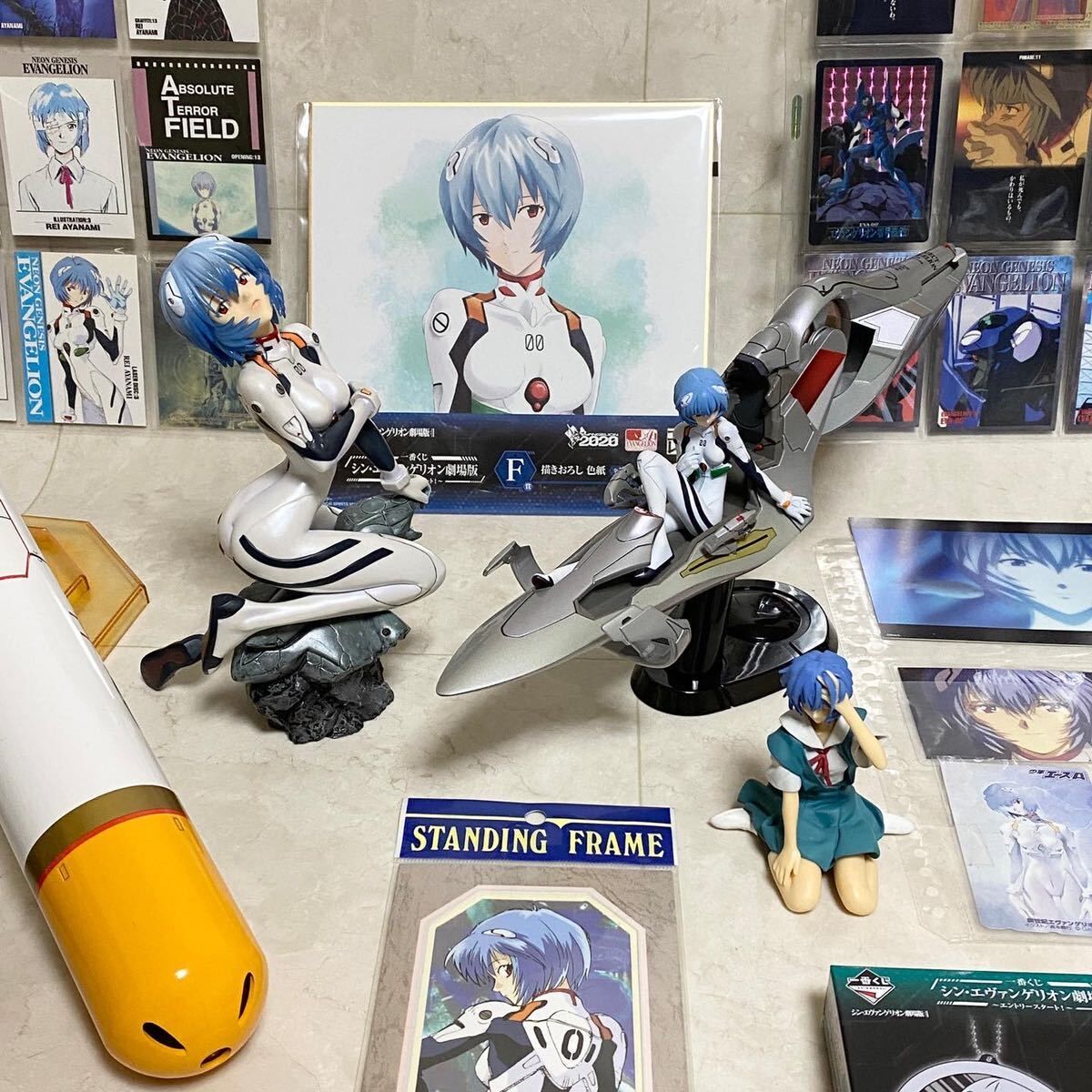 綾波レイ フィギュア、トレカグッズセット | HYPER MOTTY STORE