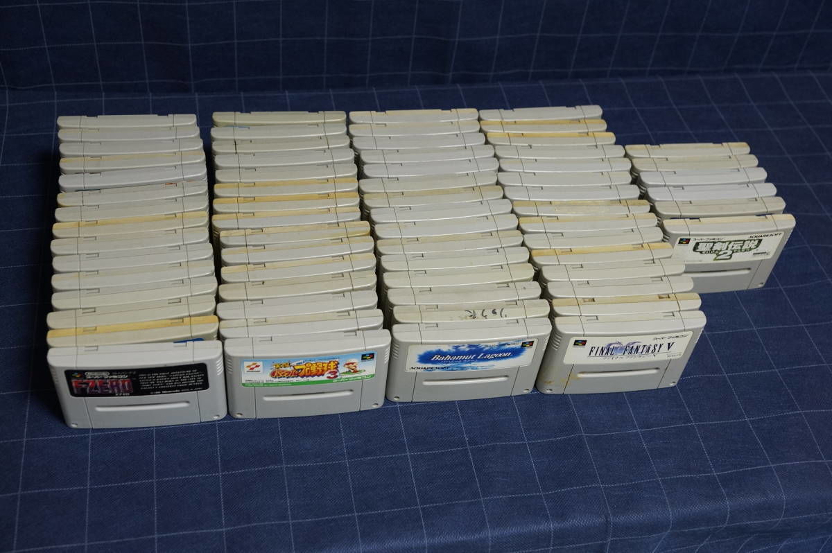 任天堂 スーパーファミコンソフト 64本 レトロゲーム スーファミ