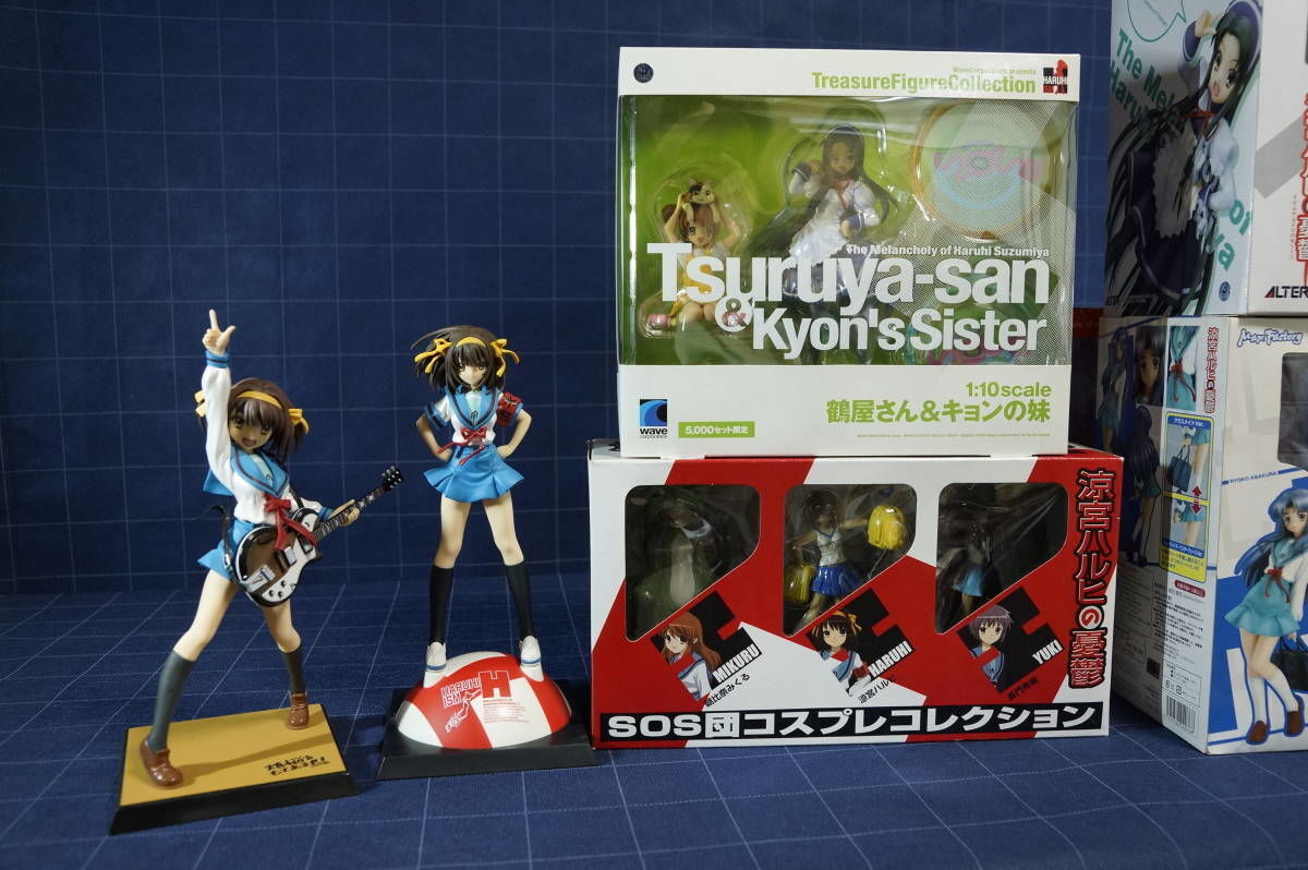 涼宮ハルヒの憂鬱フィギュアいろいろ11体セット アルター 涼宮ハルヒ