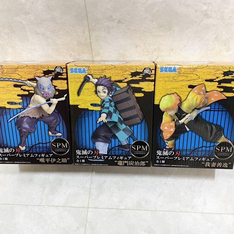 鬼滅の刃 SPMフィギュア 4種セット 鬼滅の刃 スーパープレミアムフィギュア 猗窩座 【即納品