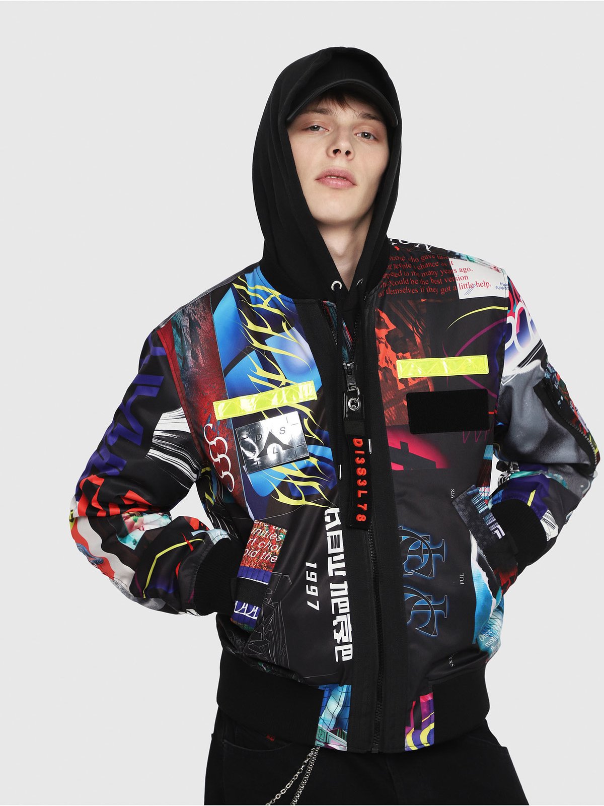 DIESEL J-ENKA-PRINT ジャケット | soldout_imports