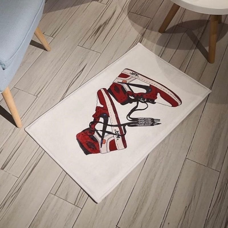 ジョーダン 1 オフホワイト ドアマット カーペット