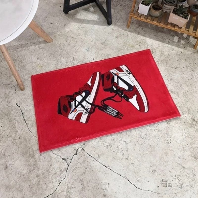ジョーダン 1 オフホワイト ドアマット カーペット | soldout_imports