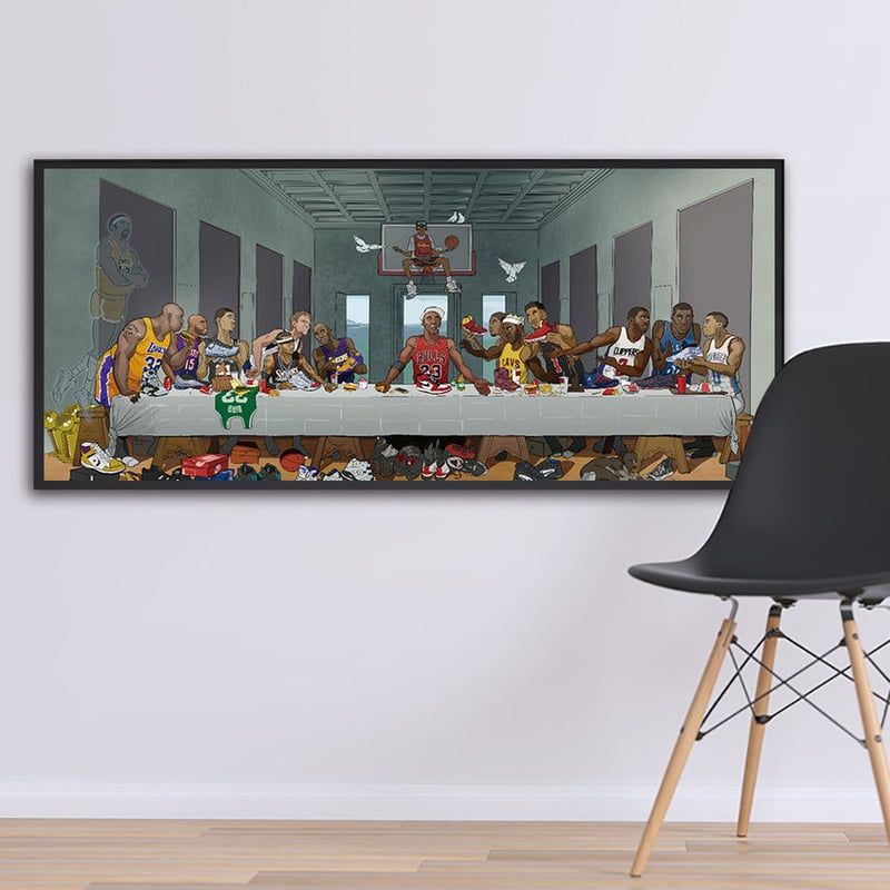 ジョーダン最後の晩餐 壁掛け用アートパネル M サイズ