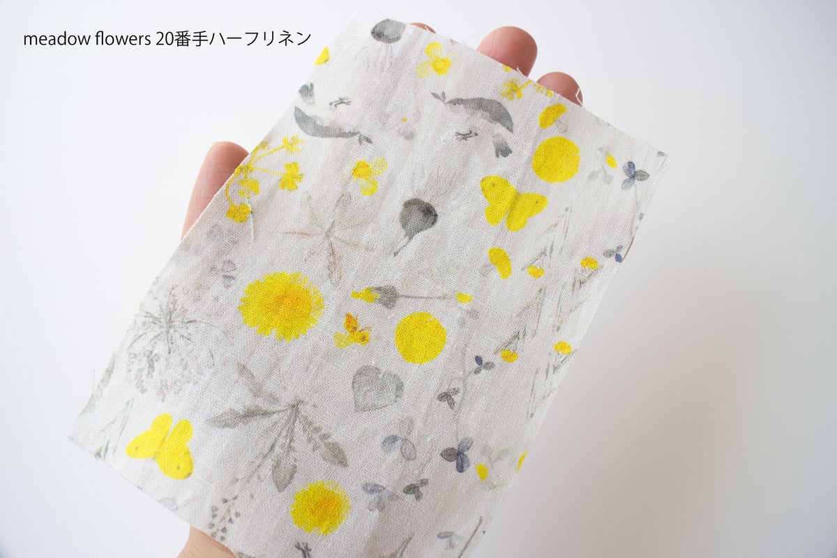 生地見本です。 生地見本帳 「Fabric swatch book vol.1」インディゴブルー追加