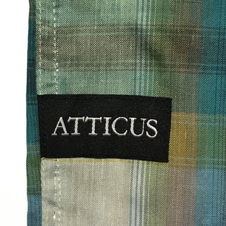 ATTICUS  / RANGERショートスリーブチェックシャツ（オーシャン）