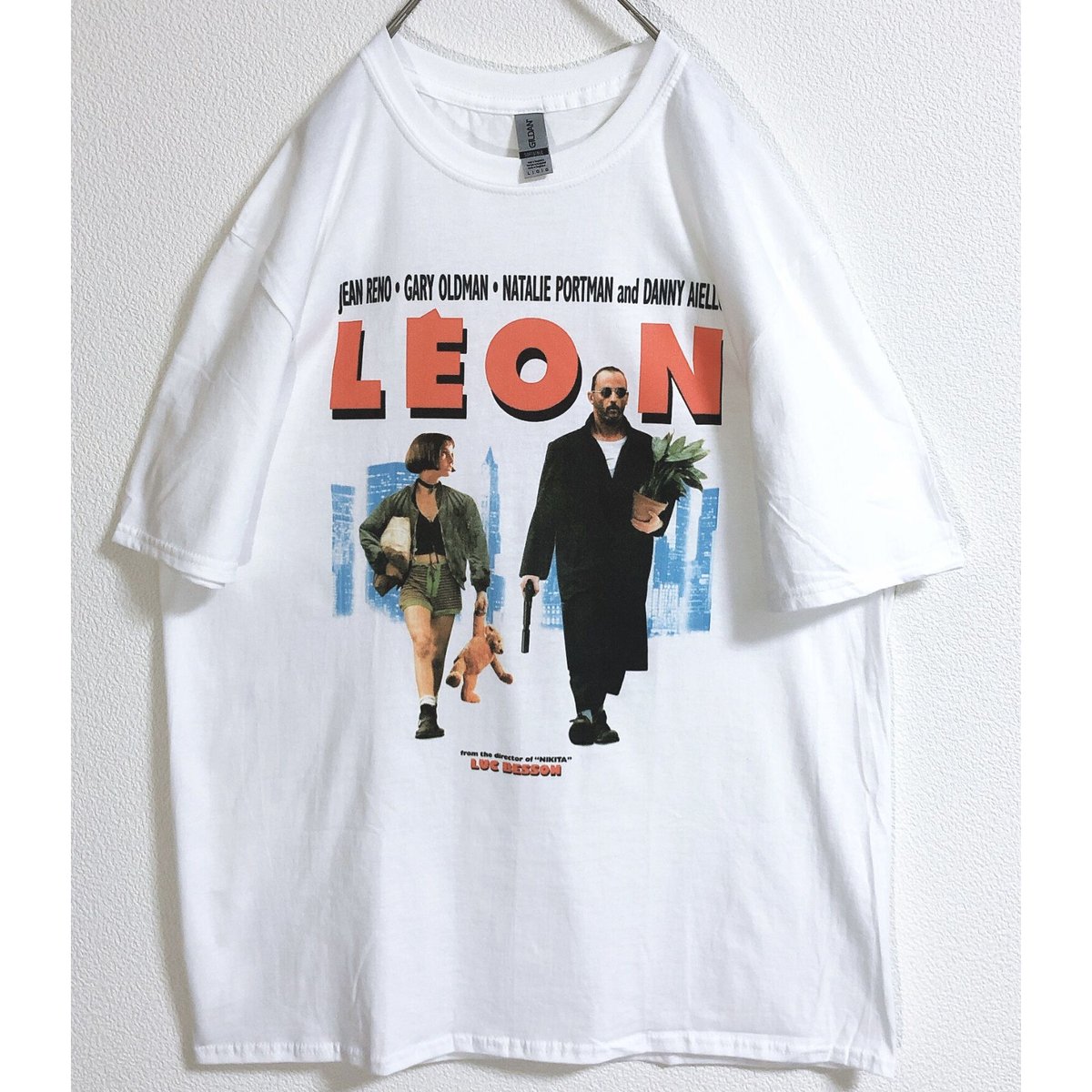 90s LEON レオン　USA 映画Tシャツ　M 90s USA レオンLeon The Professional 映画TシャツM - メルカリ