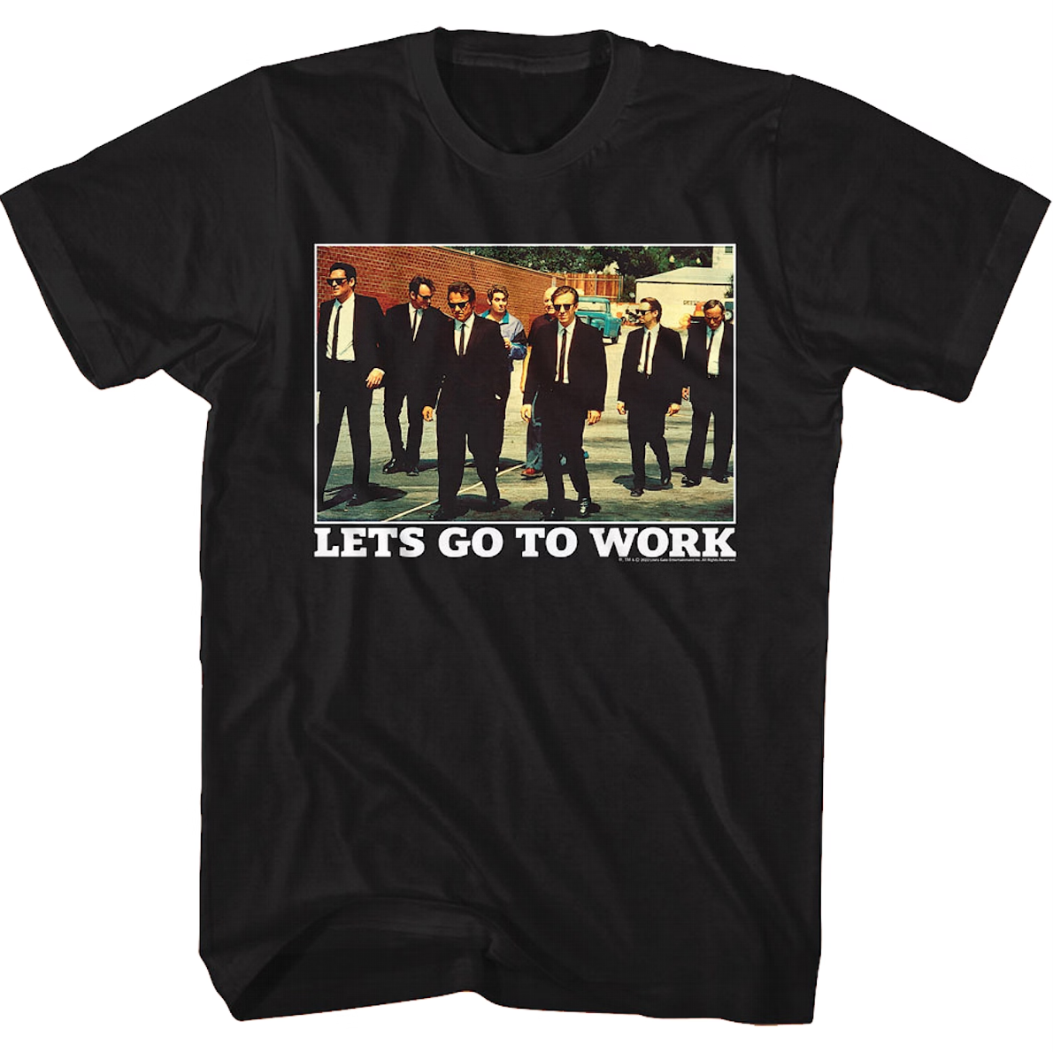 レザボアドッグス　キャンペーン賞品　Tシャツ レザボア・ドッグス 「LET'S GO TO WORK」Tシャツ | 映画を着よう