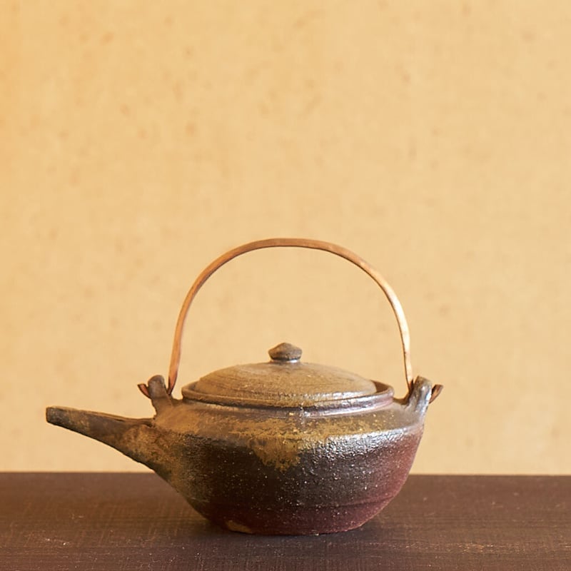 陶芸作品 取手付き酒器(1点もの) 作家:「哲瓶」 陶芸作品 取手