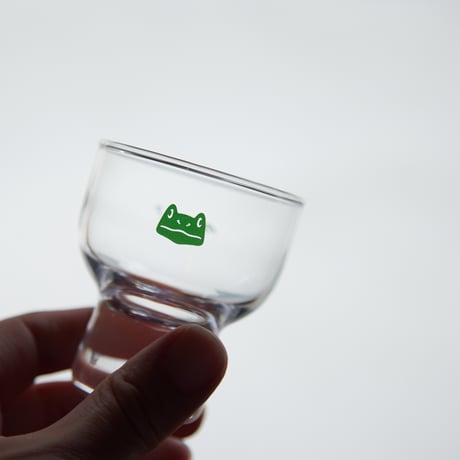 かえる清酒グラス（緑 のむ？）