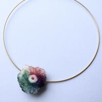 Choker necklace gold/rainbow
