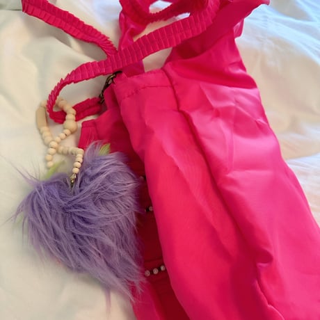 EcoBag  Pink x Heart Charm